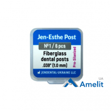 Штифти скловолоконні J-Esthe Post №1 (Jen-Dental), 6 шт./пак.